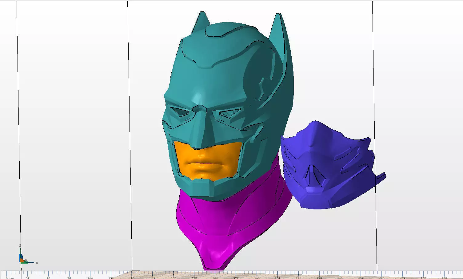 Batman Injustice 2 - Insurgent mask 3D print model_0
