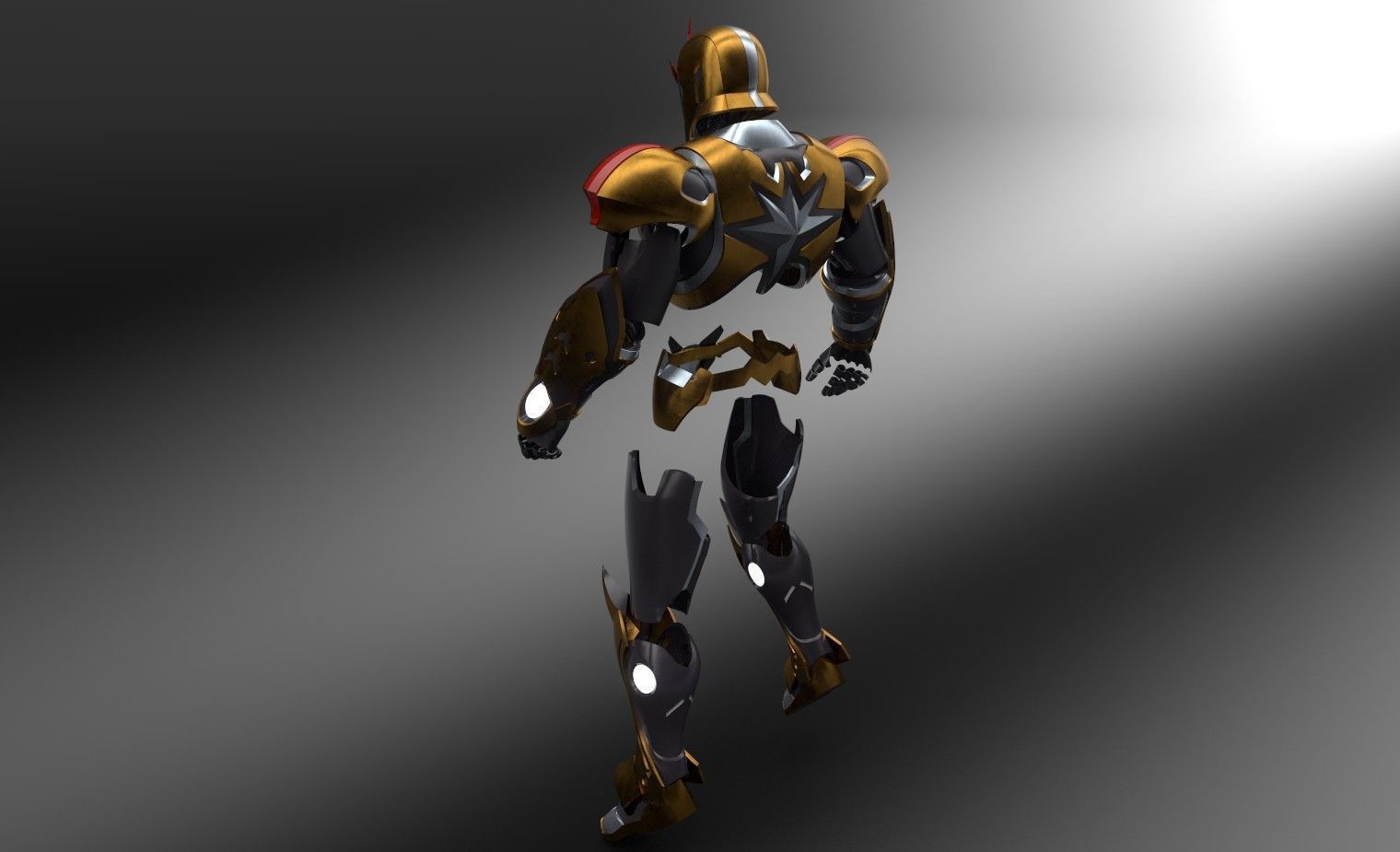 nova prime marvel armor 3D print model_3