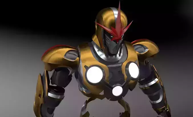 nova prime marvel armor 3D print model