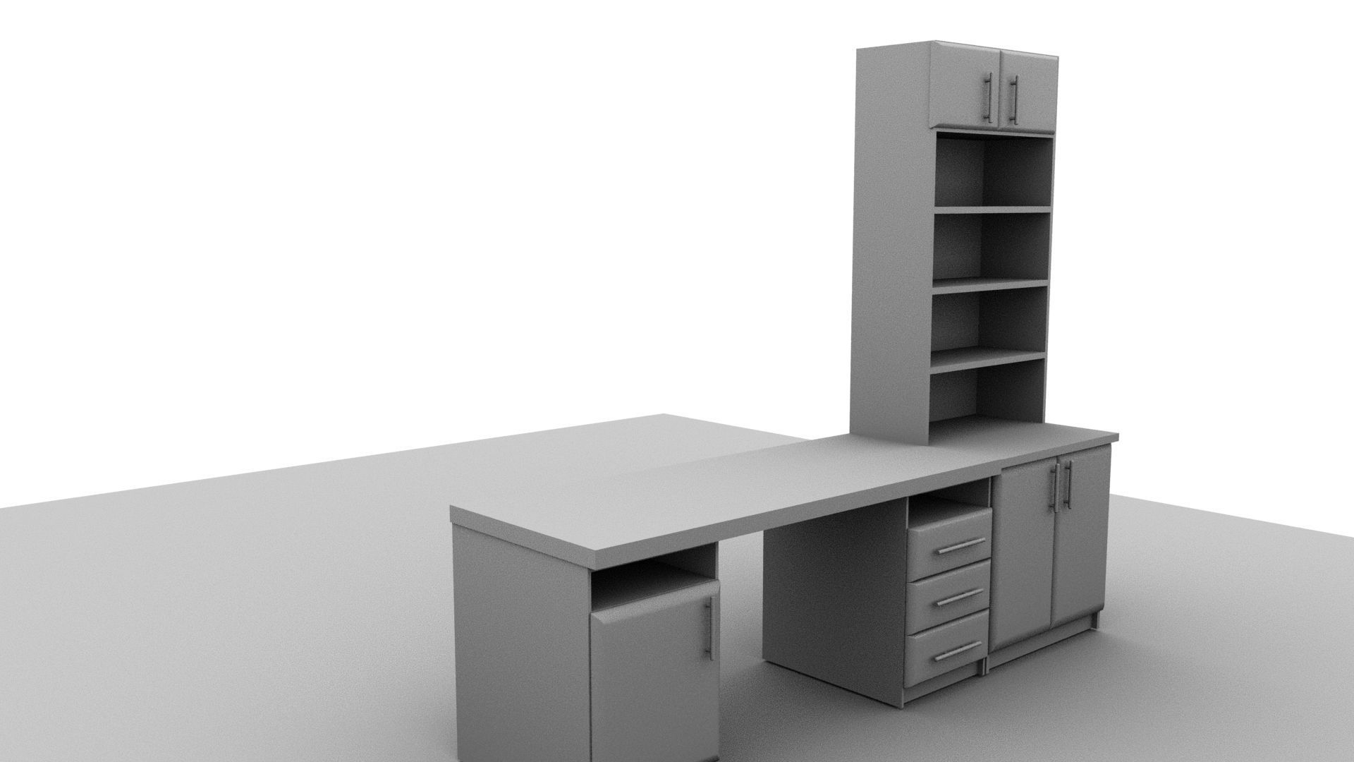 Cupboard 3D model_7