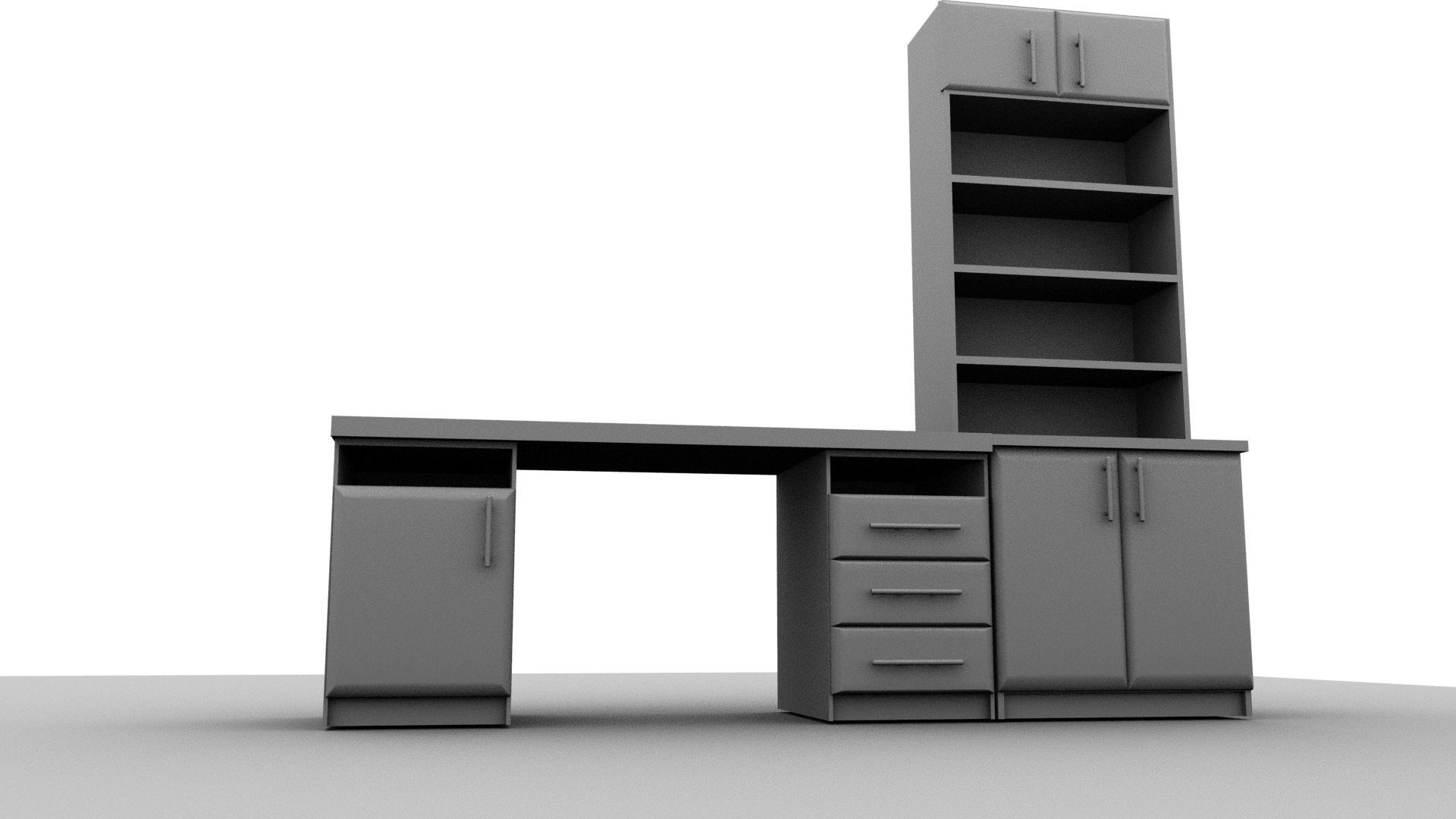 Cupboard 3D model_5