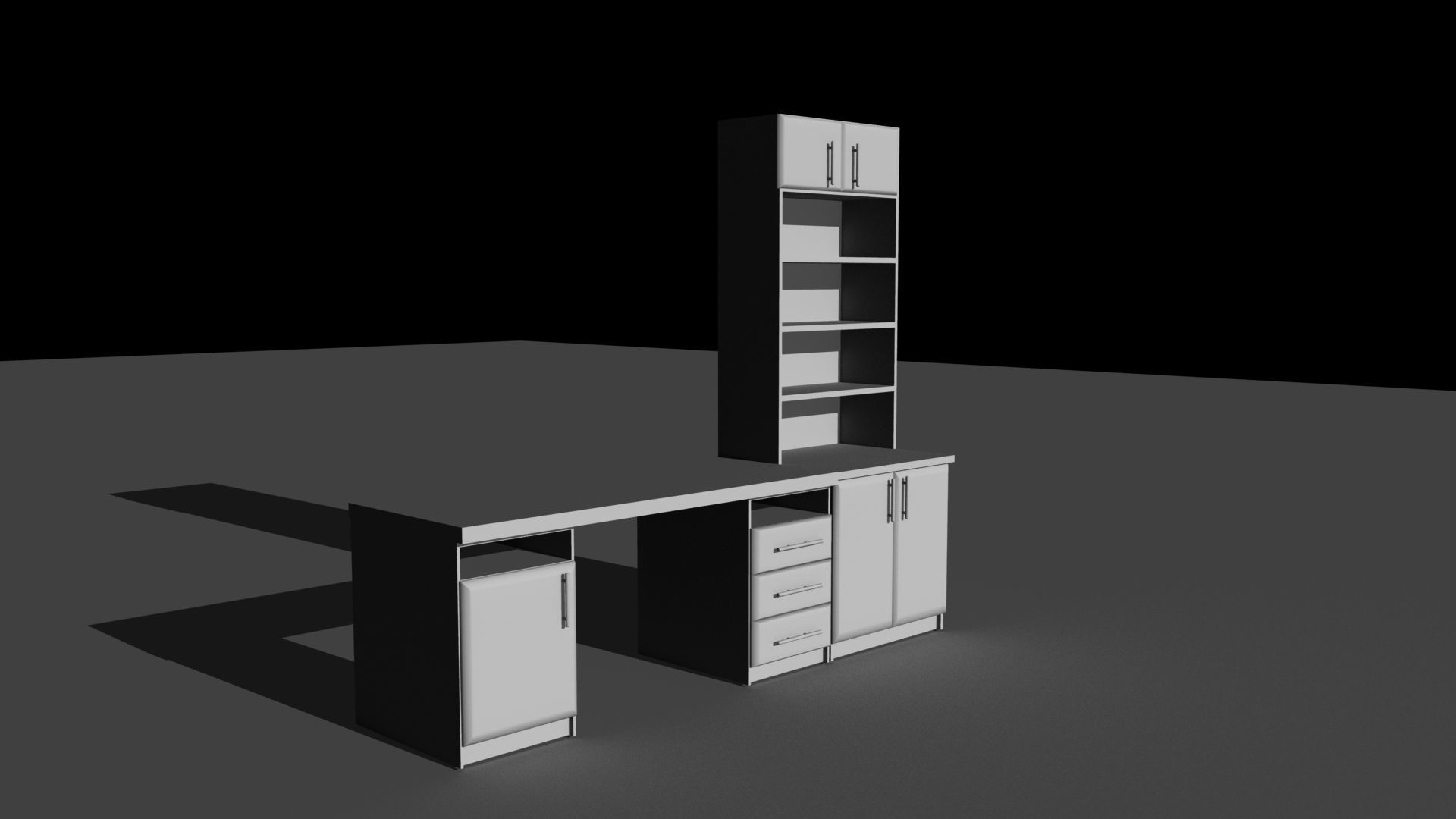 Cupboard 3D model_1