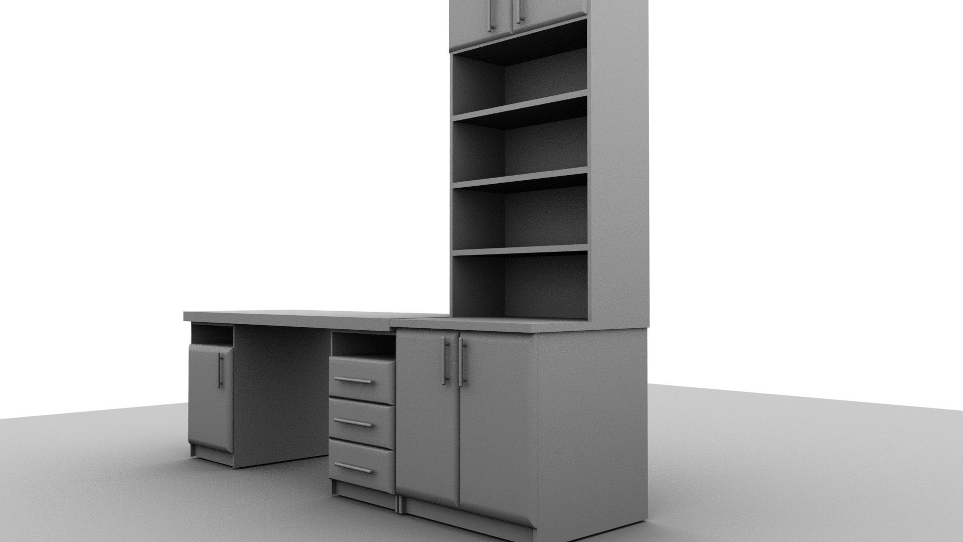 Cupboard 3D model_8