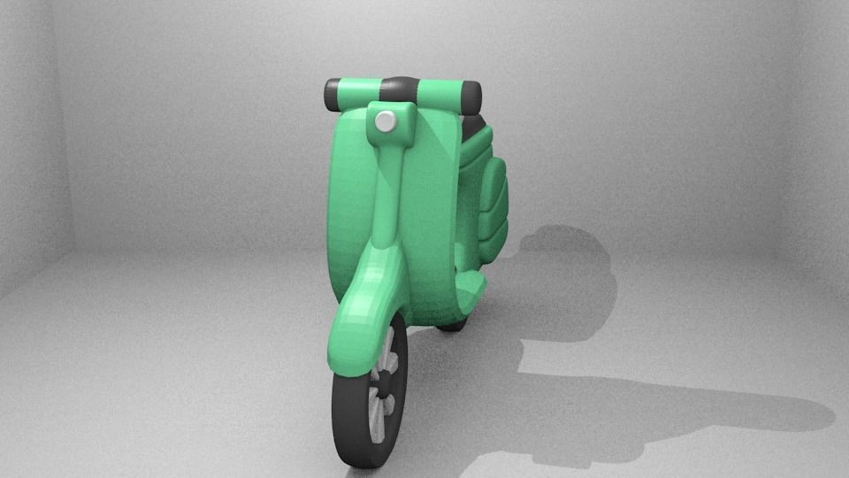 Simple Vespa 3D print model_17