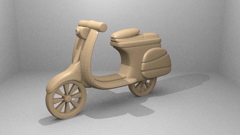 Simple Vespa 3D print model_7
