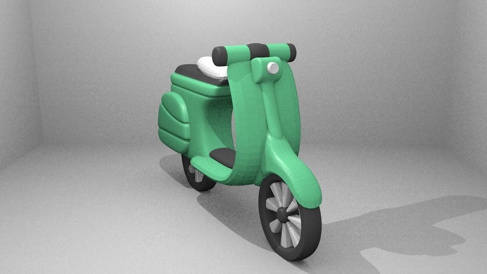 Simple Vespa 3D print model_15