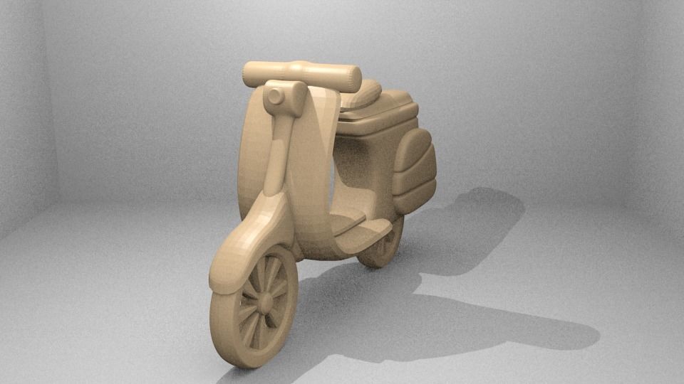 Simple Vespa 3D print model_5