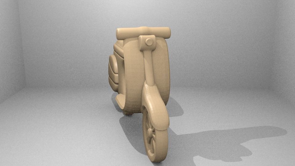 Simple Vespa 3D print model_3
