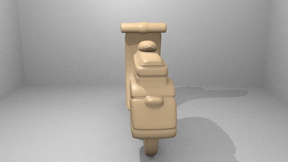 Simple Vespa 3D print model_12