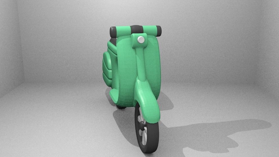 Simple Vespa 3D print model_16