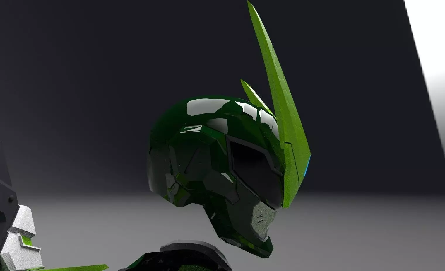 sentai genji helmet overwatch 3D print model