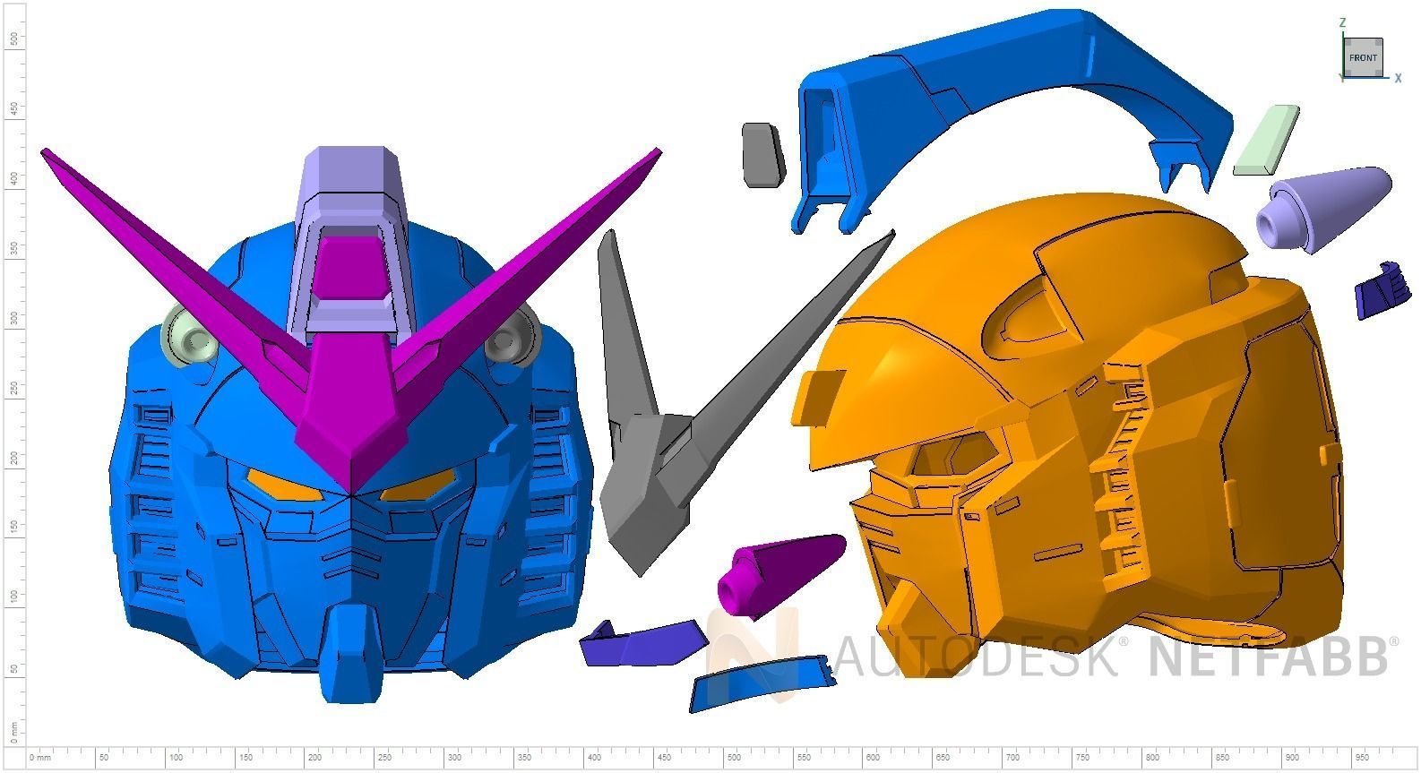 Gundam RX 78 Unleashed 3D print model_4