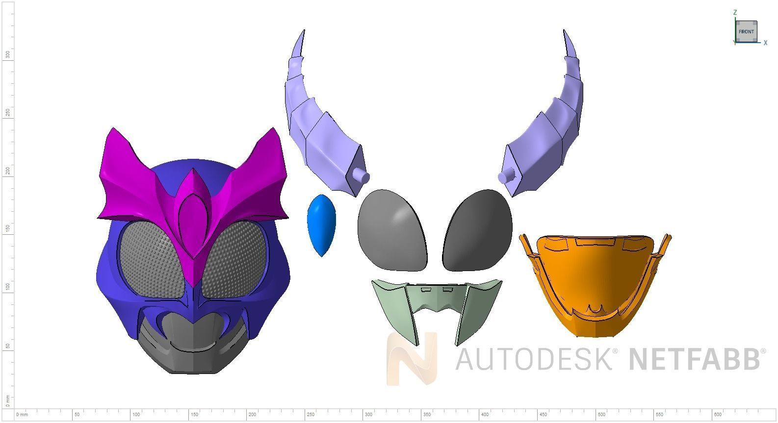 Kamen Rider Gills 3D print model_4