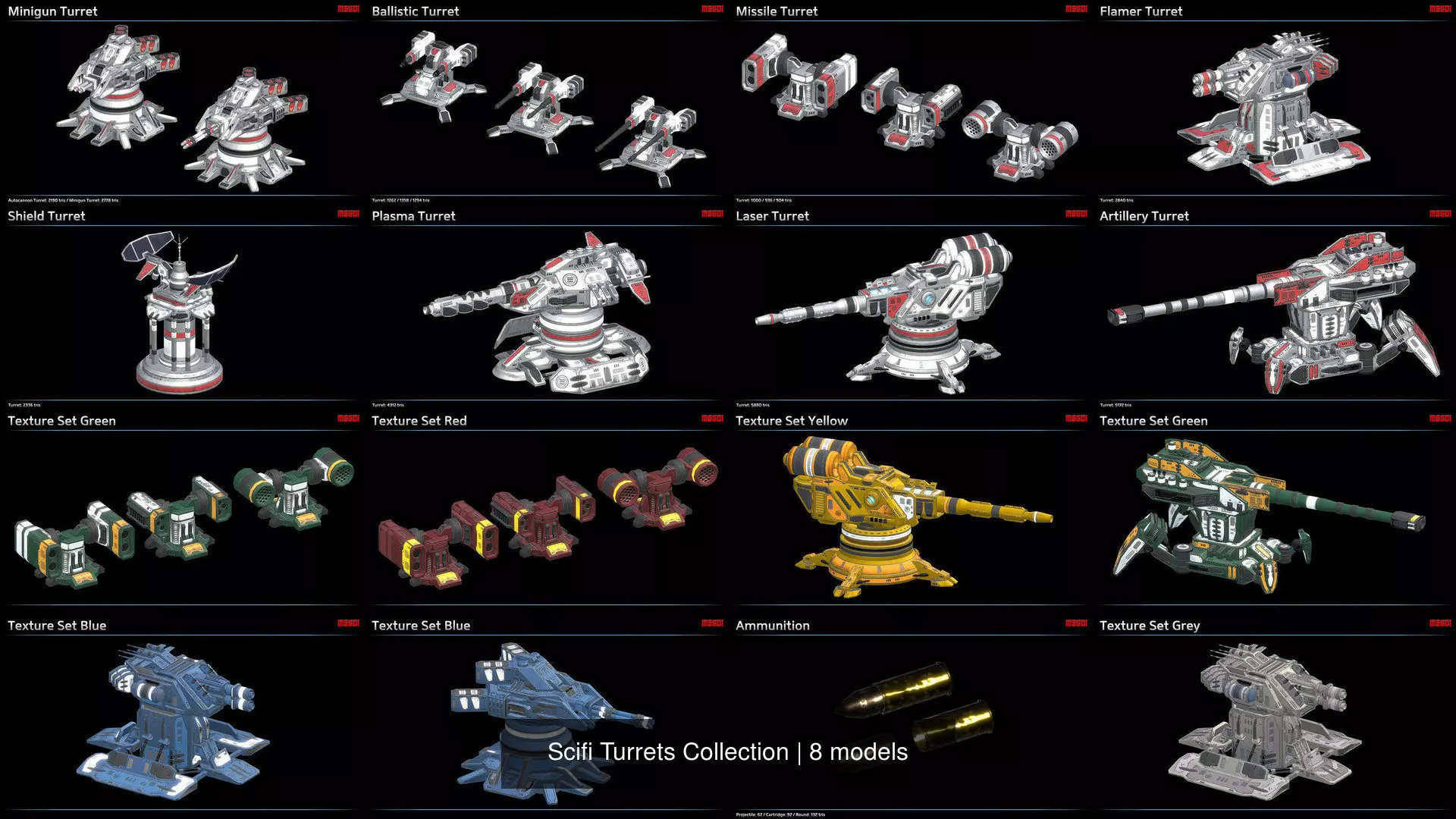 Scifi Turrets Collection _0