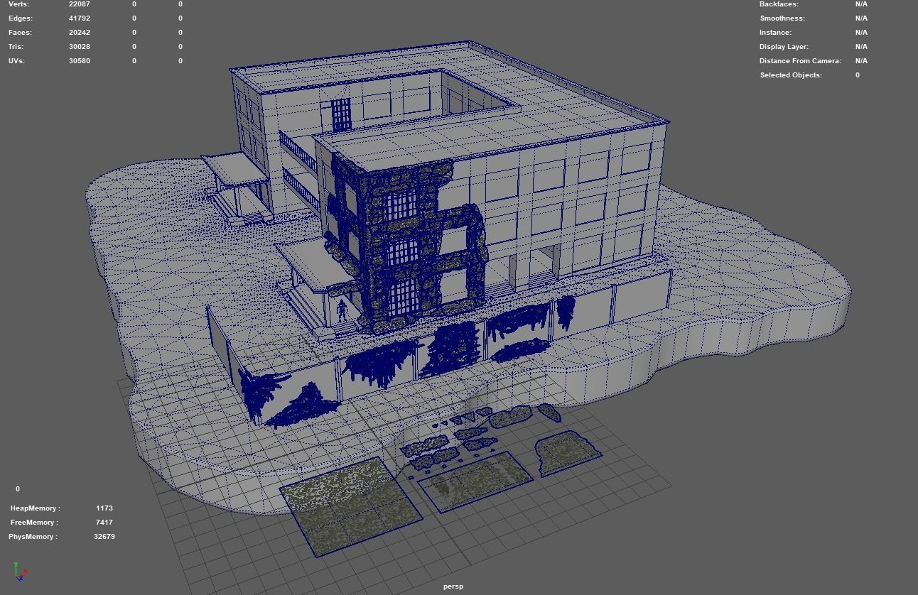 Ivy lowpoly modular assets Low-poly 3D model_4