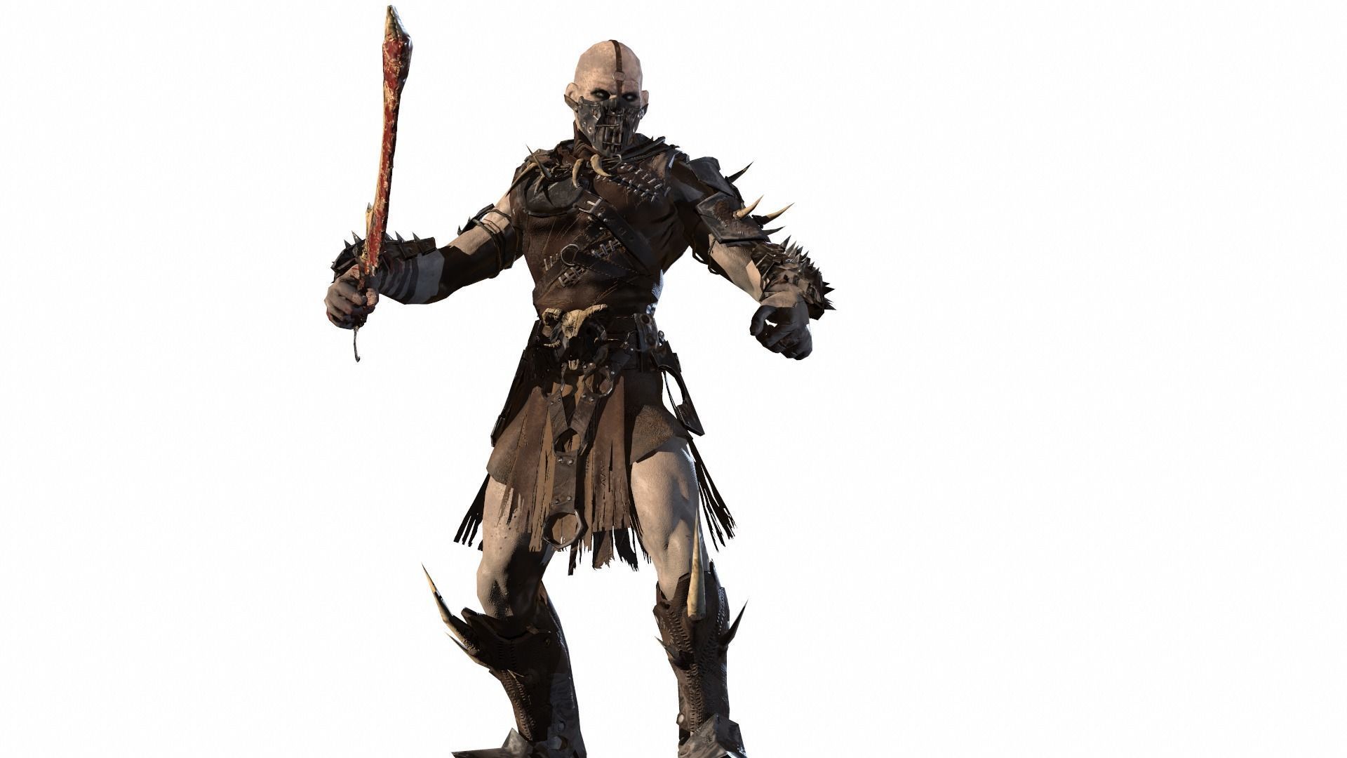 Undead Destroyer Low-poly 3D model_9