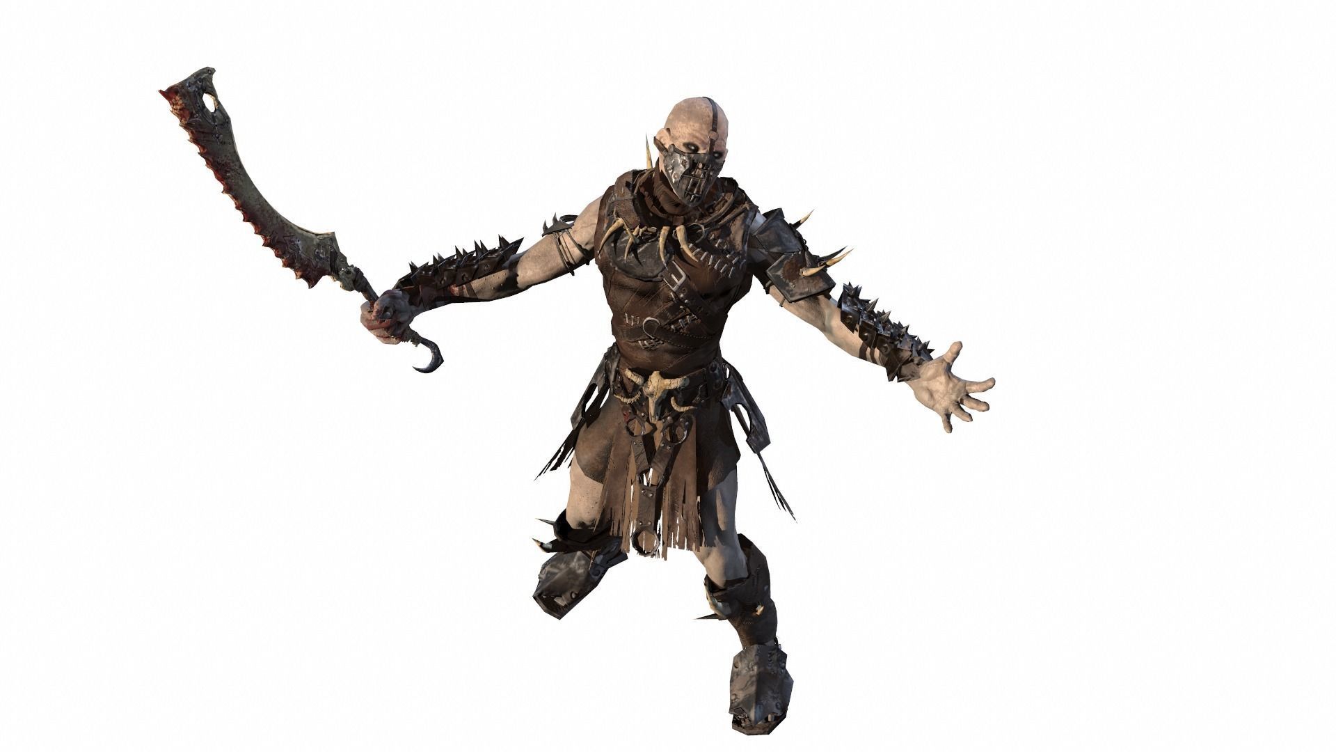 Undead Destroyer Low-poly 3D model_8