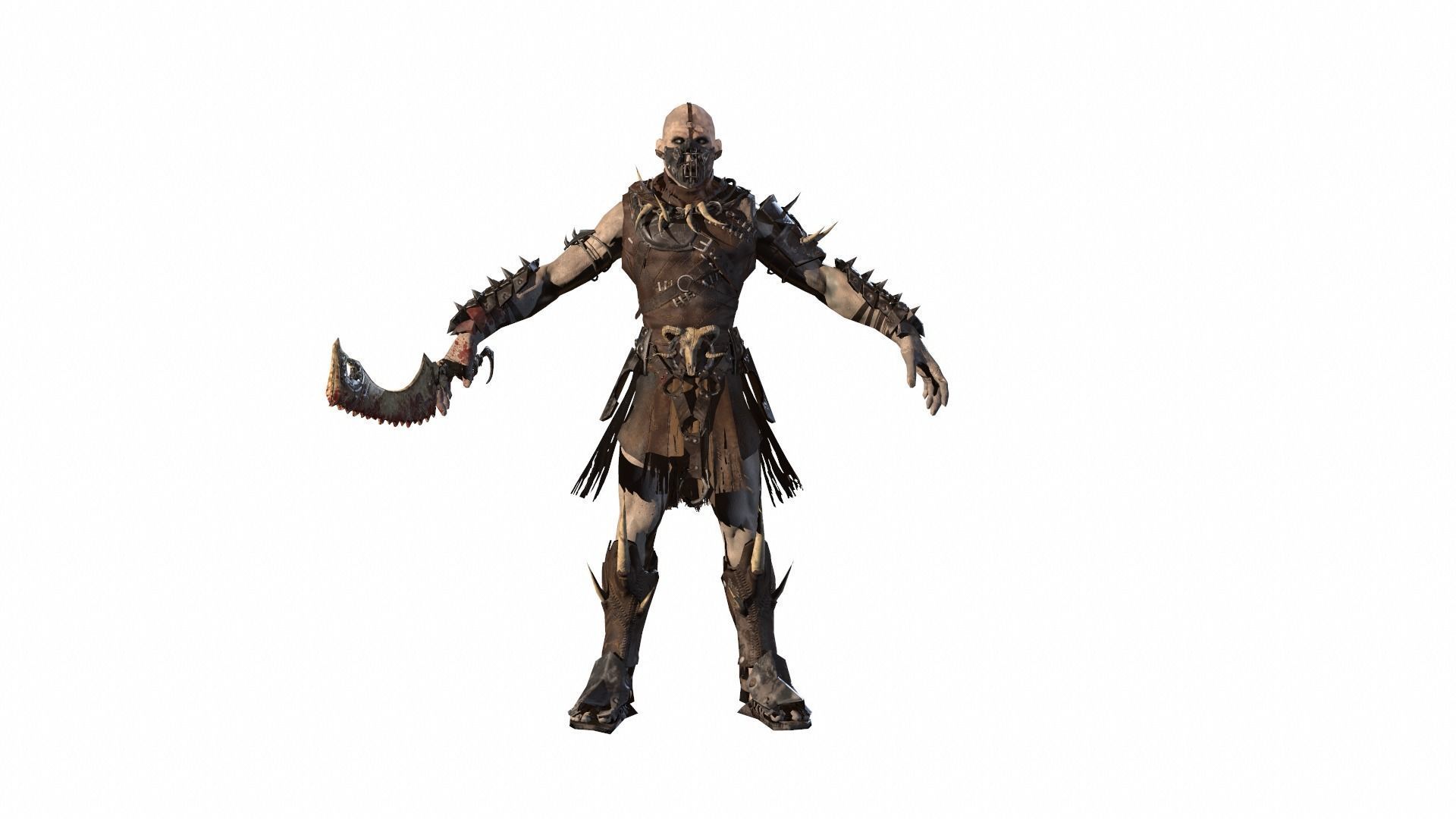 Undead Destroyer Low-poly 3D model_6
