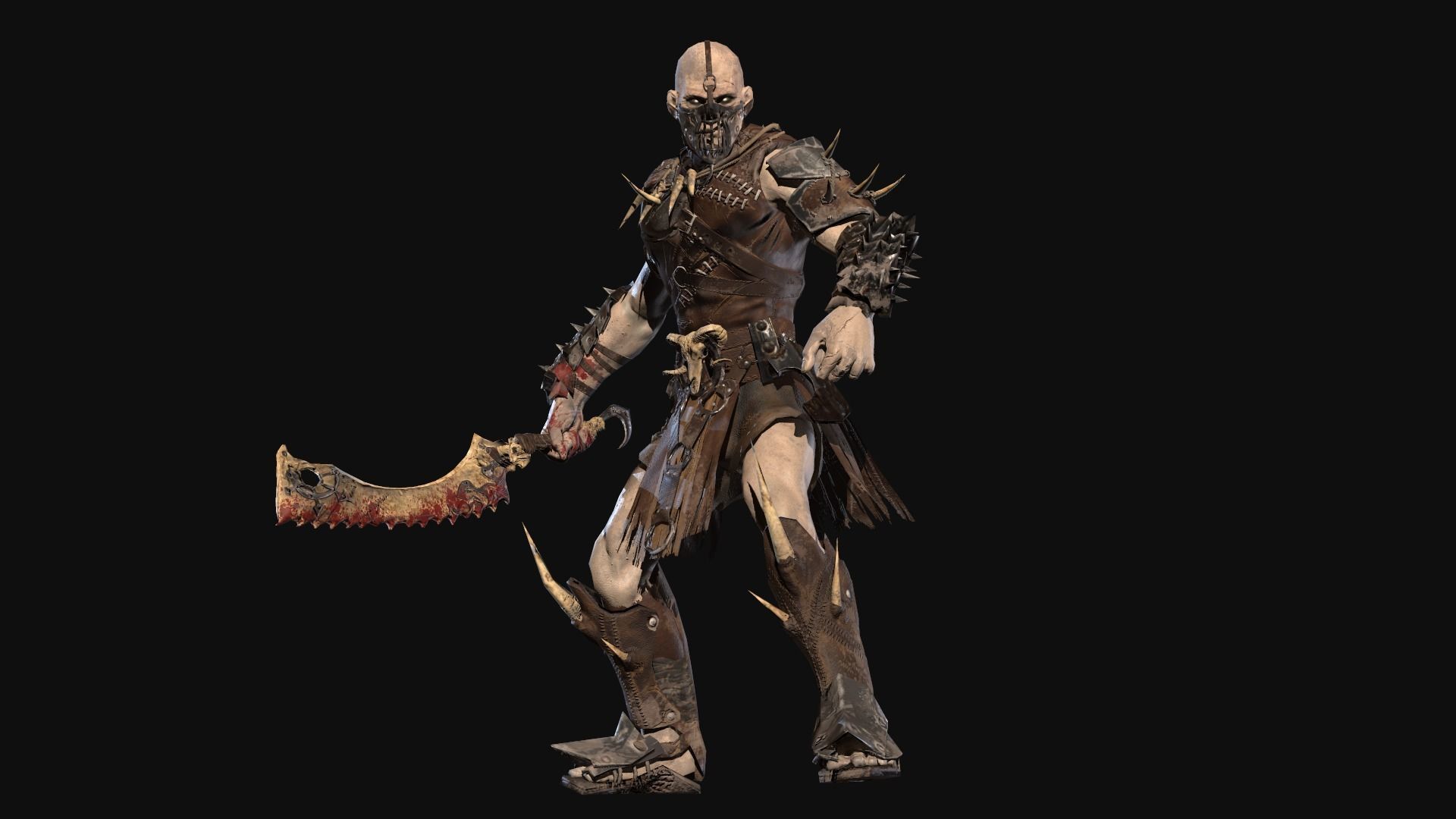 Undead Destroyer Low-poly 3D model_15