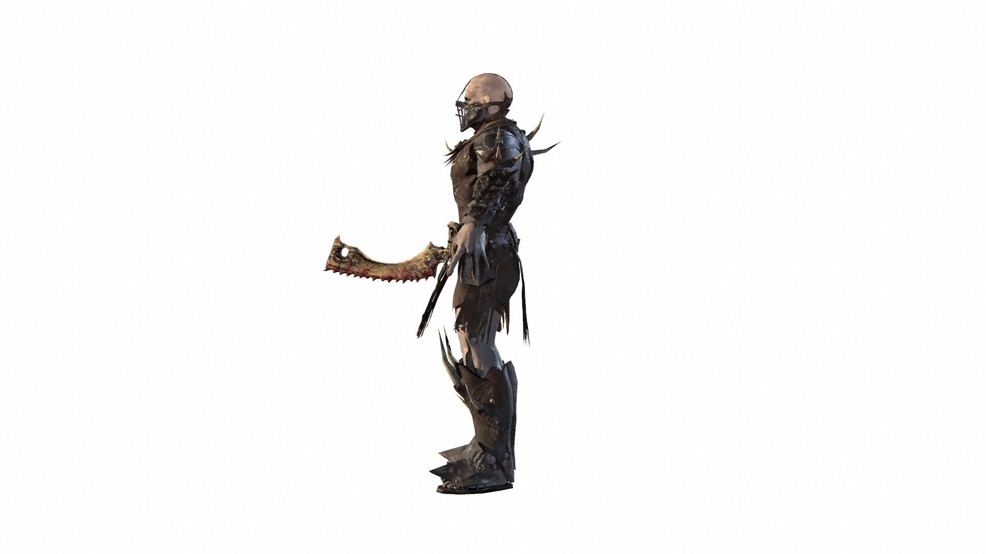 Undead Destroyer Low-poly 3D model_5