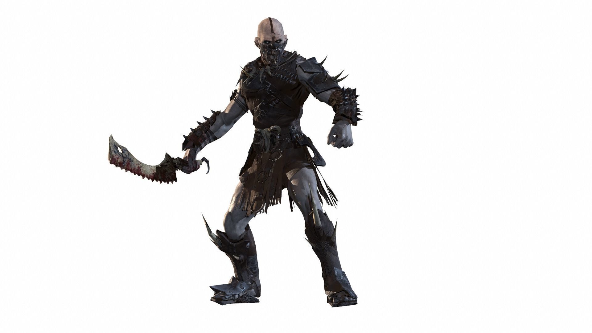 Undead Destroyer Low-poly 3D model_3