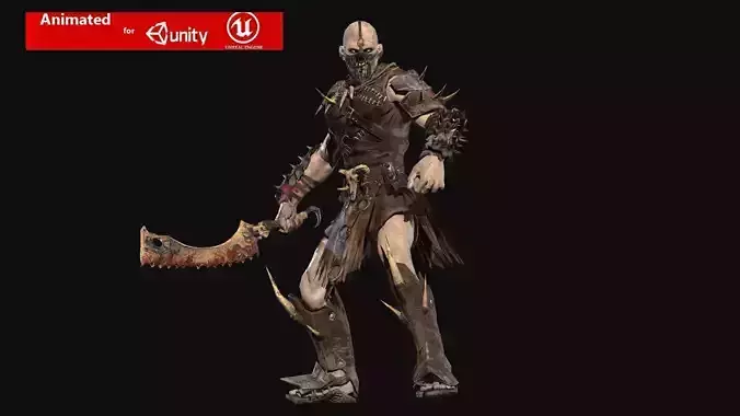 Undead Destroyer Low-poly 3D model