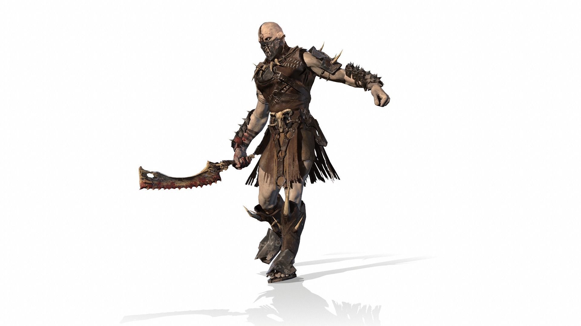 Undead Destroyer Low-poly 3D model_10