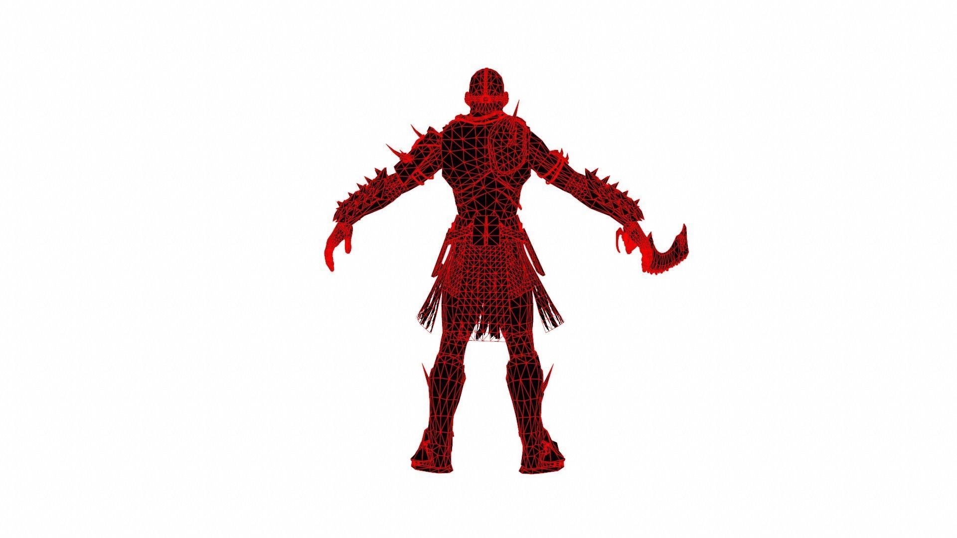 Undead Destroyer Low-poly 3D model_17