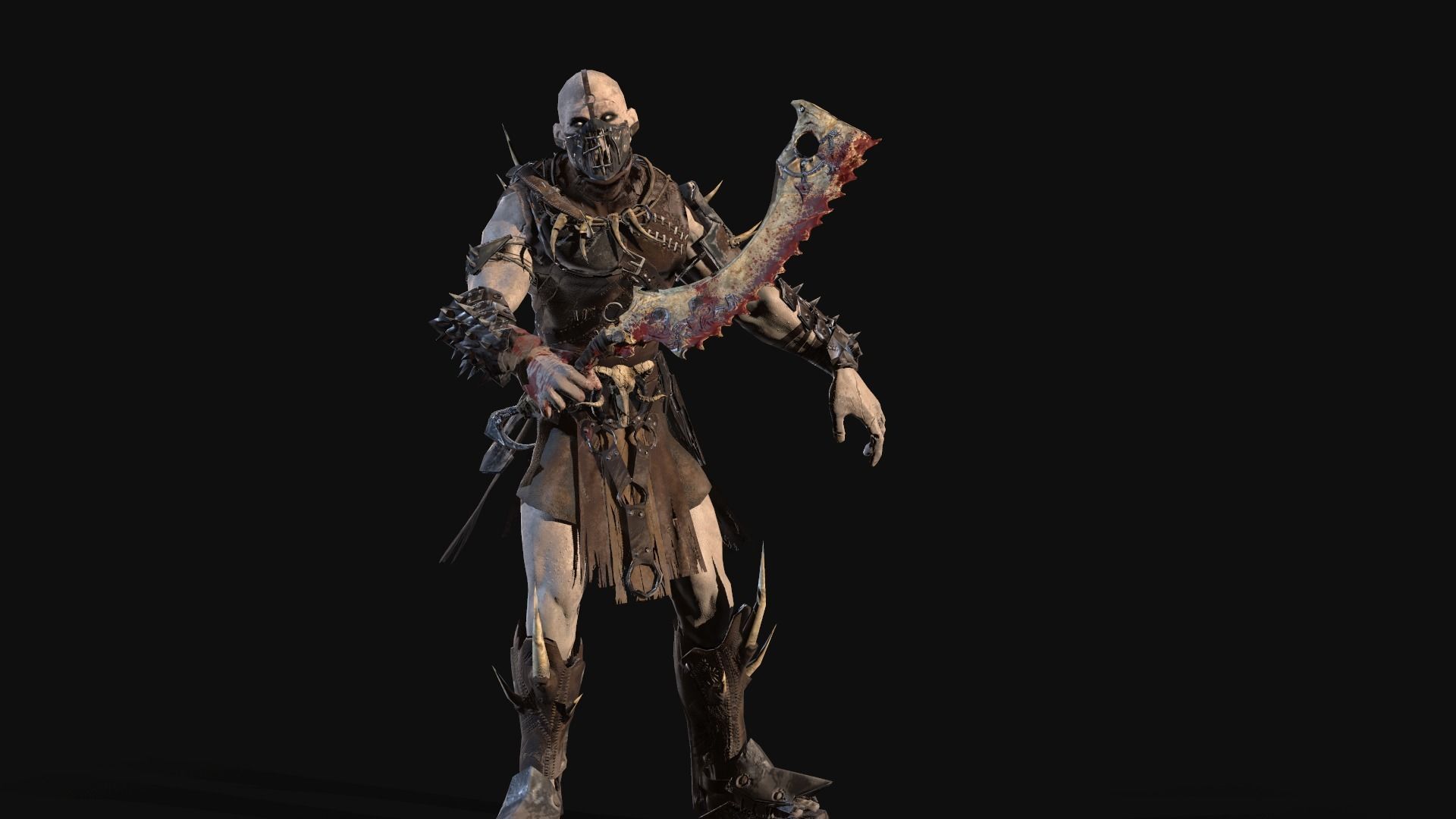 Undead Destroyer Low-poly 3D model_12