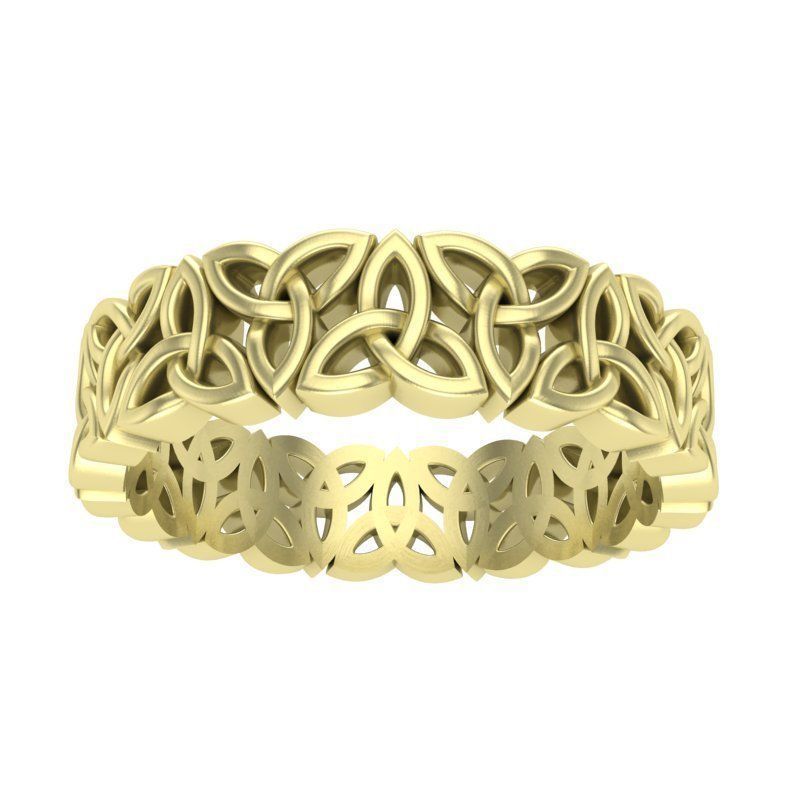 ring with Celtic ornaments 3D print model_1