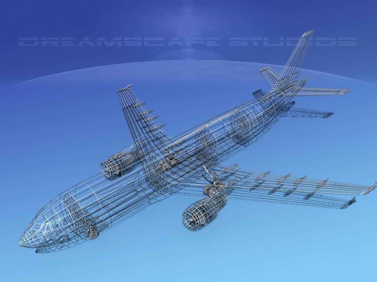 Airbus A300 City Bird 3D model_15