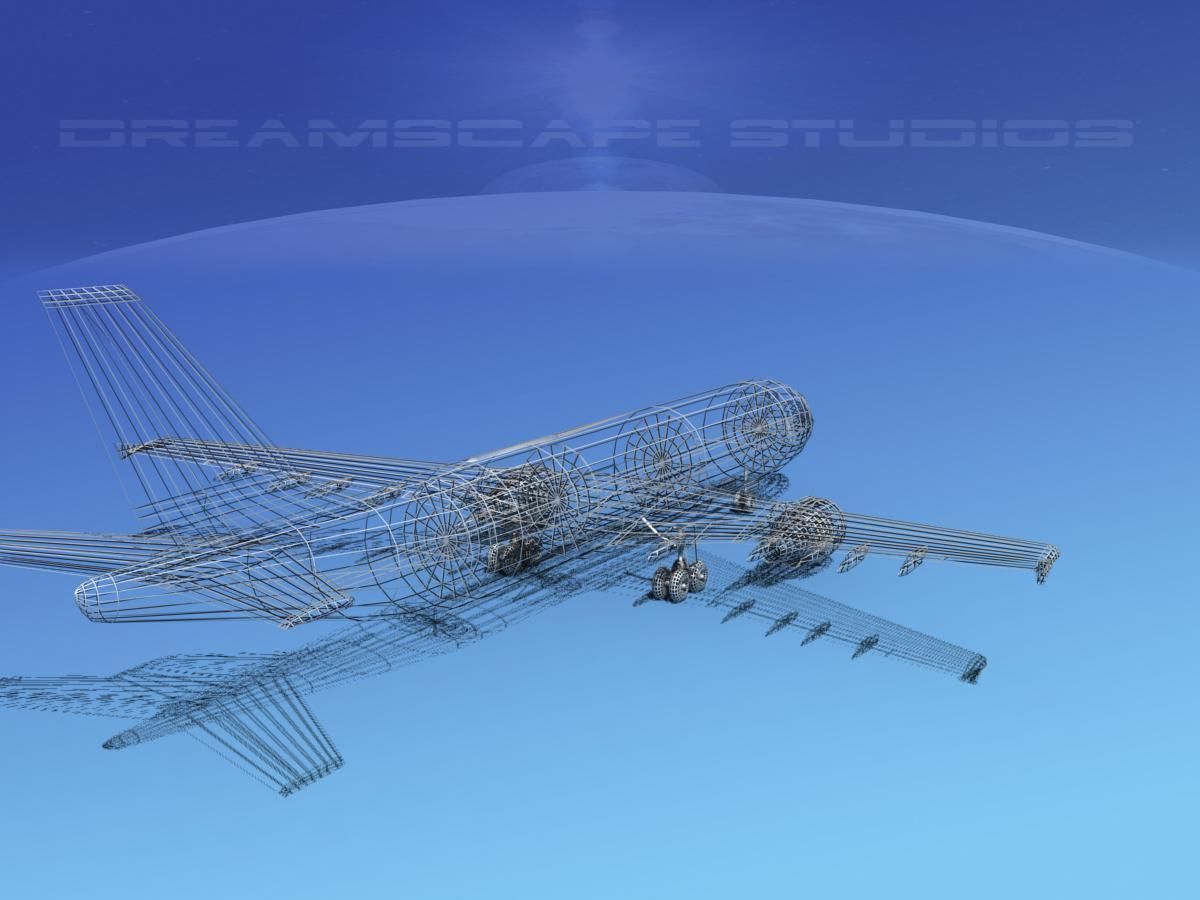 Airbus A300 City Bird 3D model_13