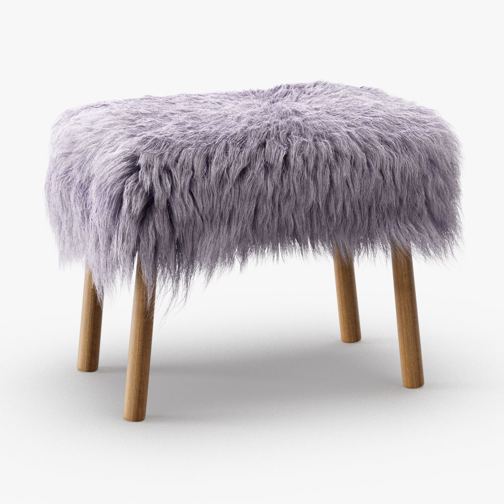 Collection of poufs with a wool of 20 pieces _20