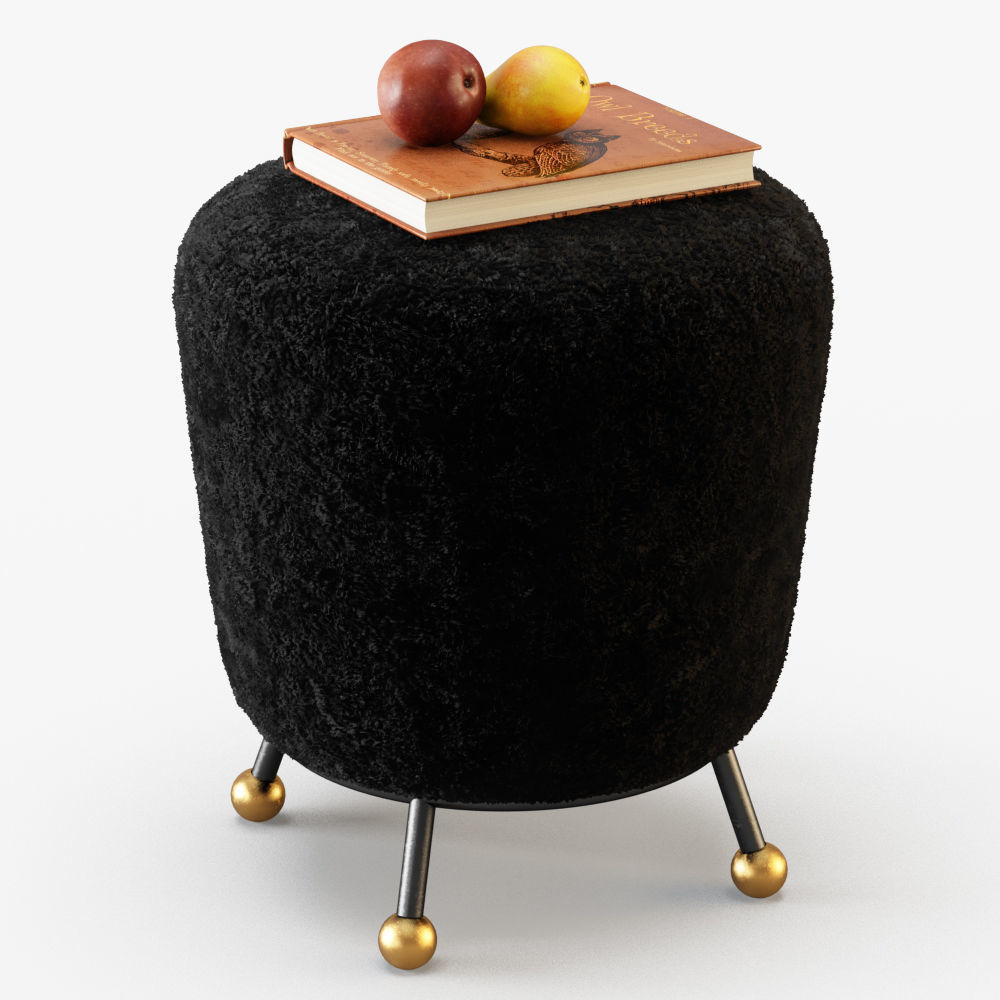 Collection of poufs with a wool of 20 pieces _4