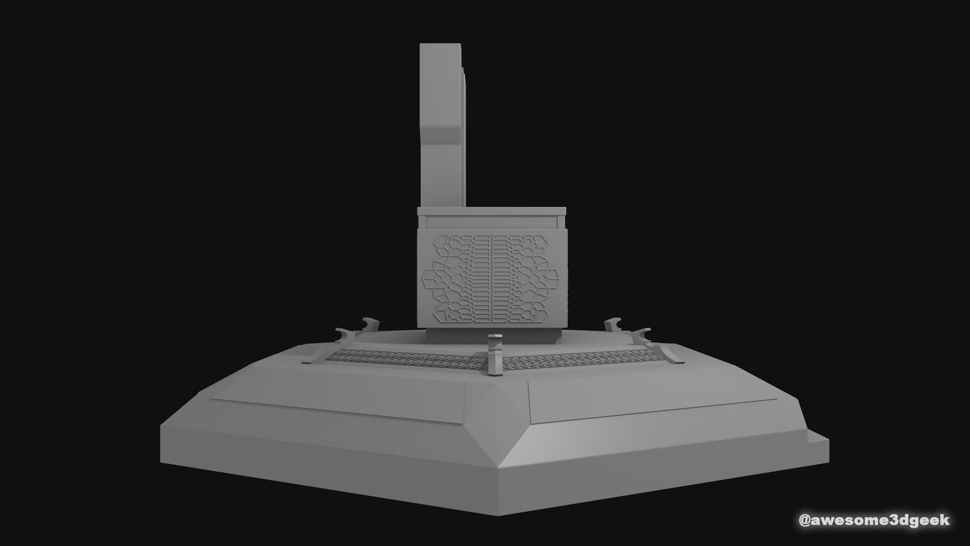 Thanos Throne from Infinity War 3D print model_4