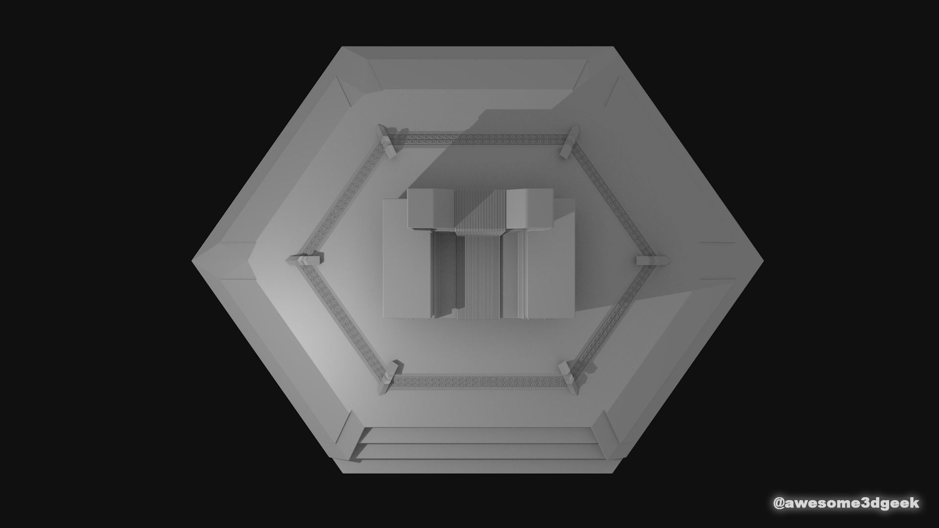 Thanos Throne from Infinity War 3D print model_5