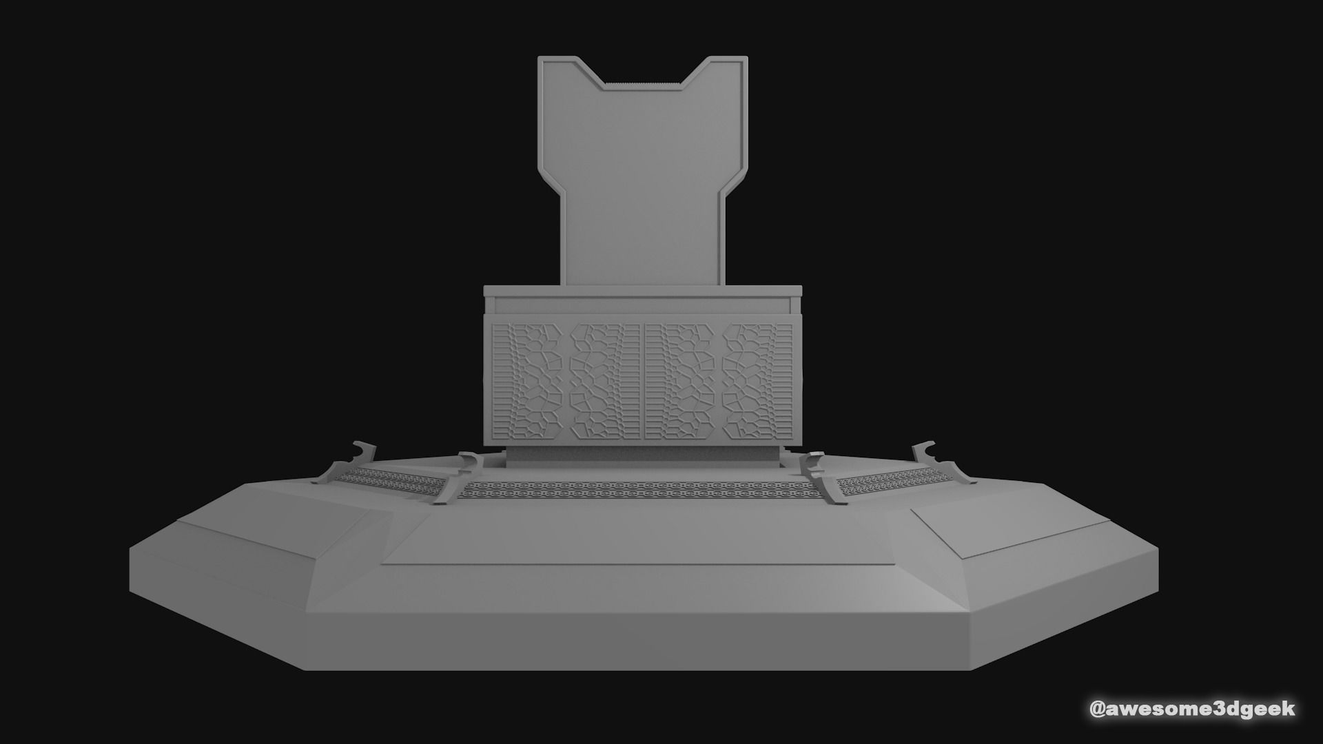 Thanos Throne from Infinity War 3D print model_3