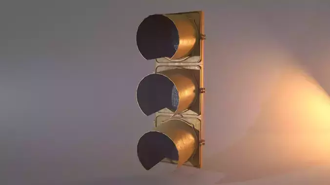 Traffic Light Low-poly 3D model Traffic Light Low-poly 3D model