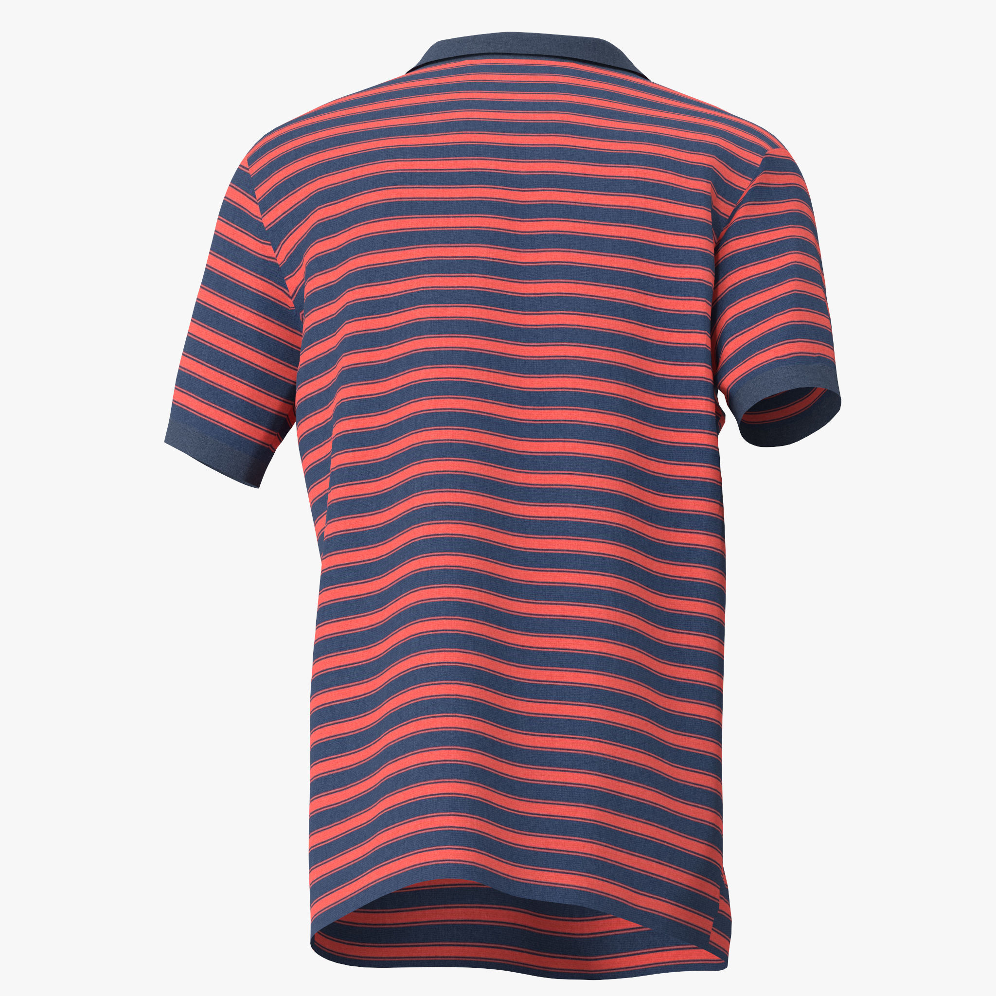 Polo Shirt lacoste Low-poly 3D model_8