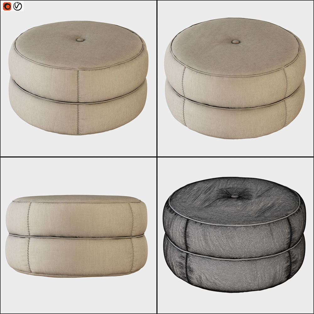 Collection of puffs with wool 41 pieces _26