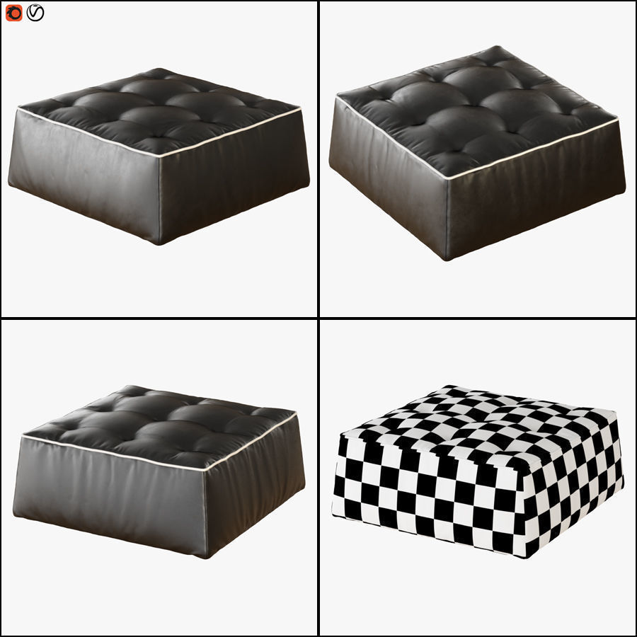 Collection of puffs with wool 41 pieces _10