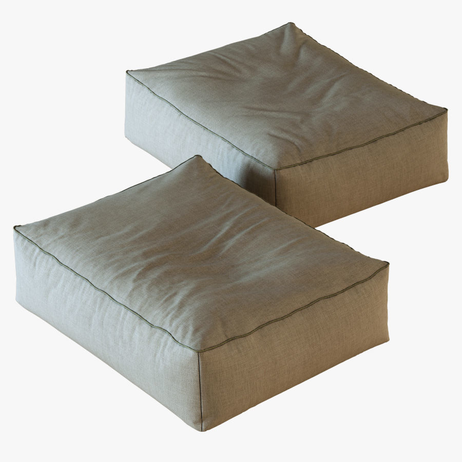 Collection of puffs with wool 41 pieces _37