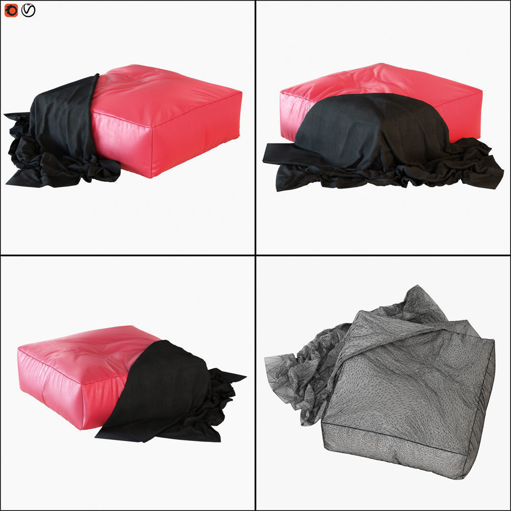 Collection of puffs with wool 41 pieces _20