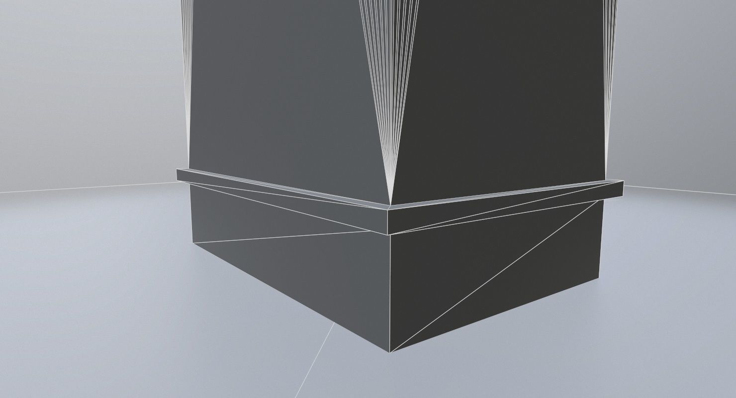 Moshyprotrans skyscraper in minecraft Low-poly 3D model_11