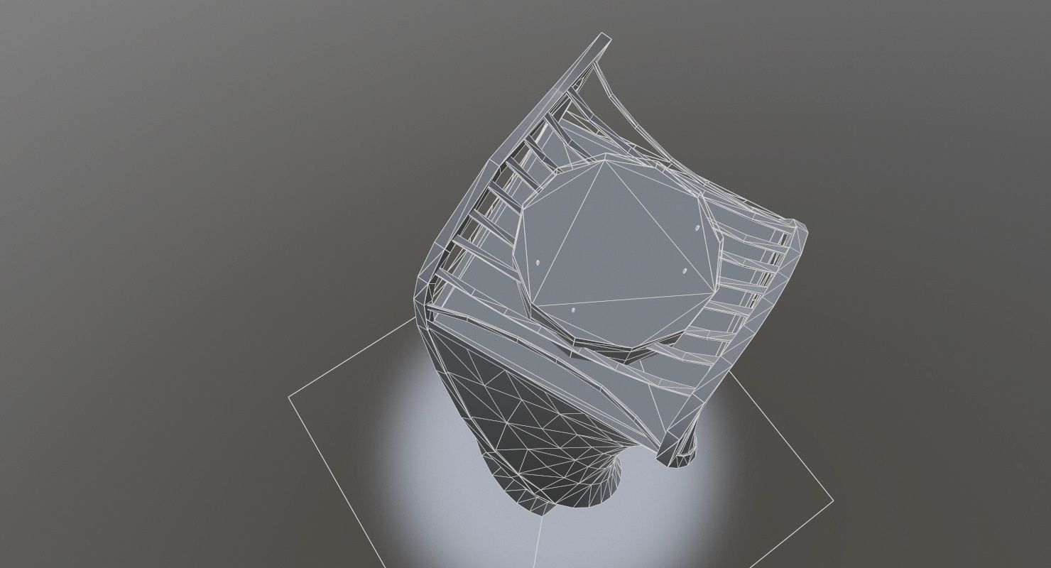 Moscow Evolution Tower Low-poly 3D model_9