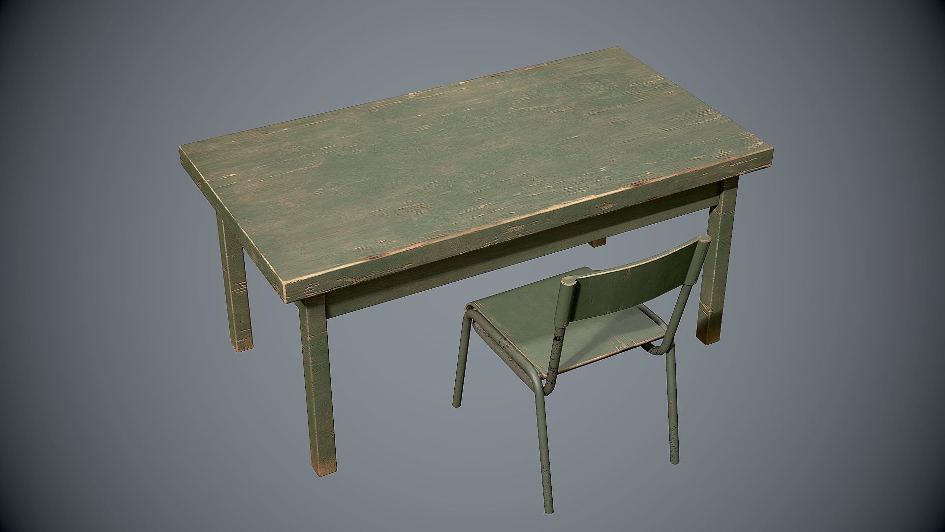 Table and chair