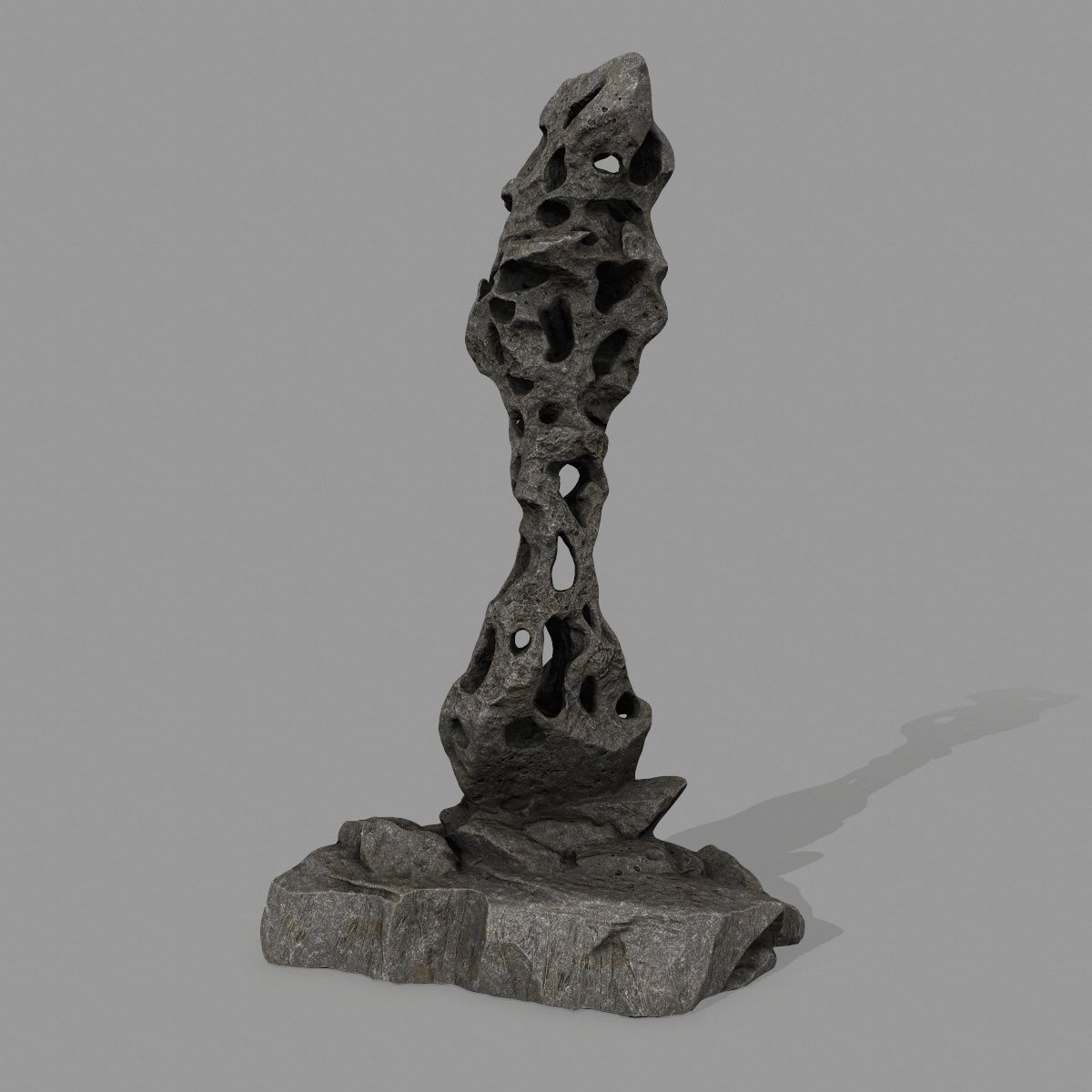 rocks rock sculpture 3D model_5