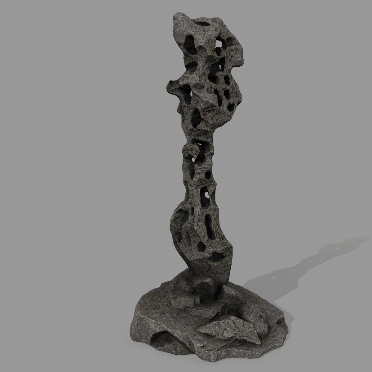 rocks rock sculpture 3D model_8