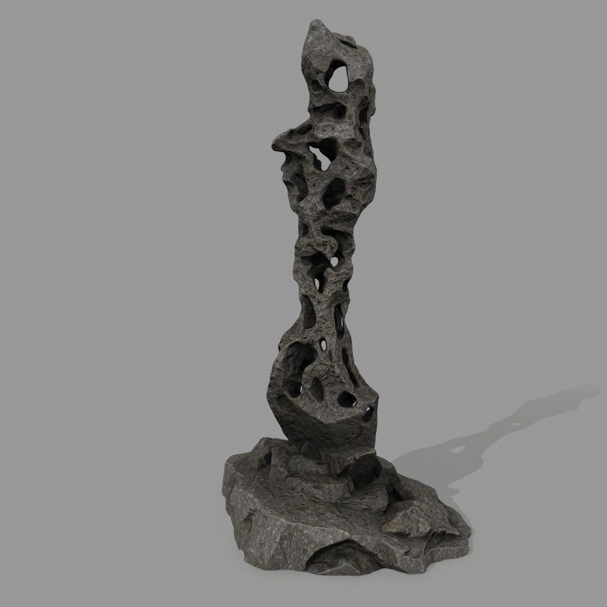 rocks rock sculpture 3D model_7