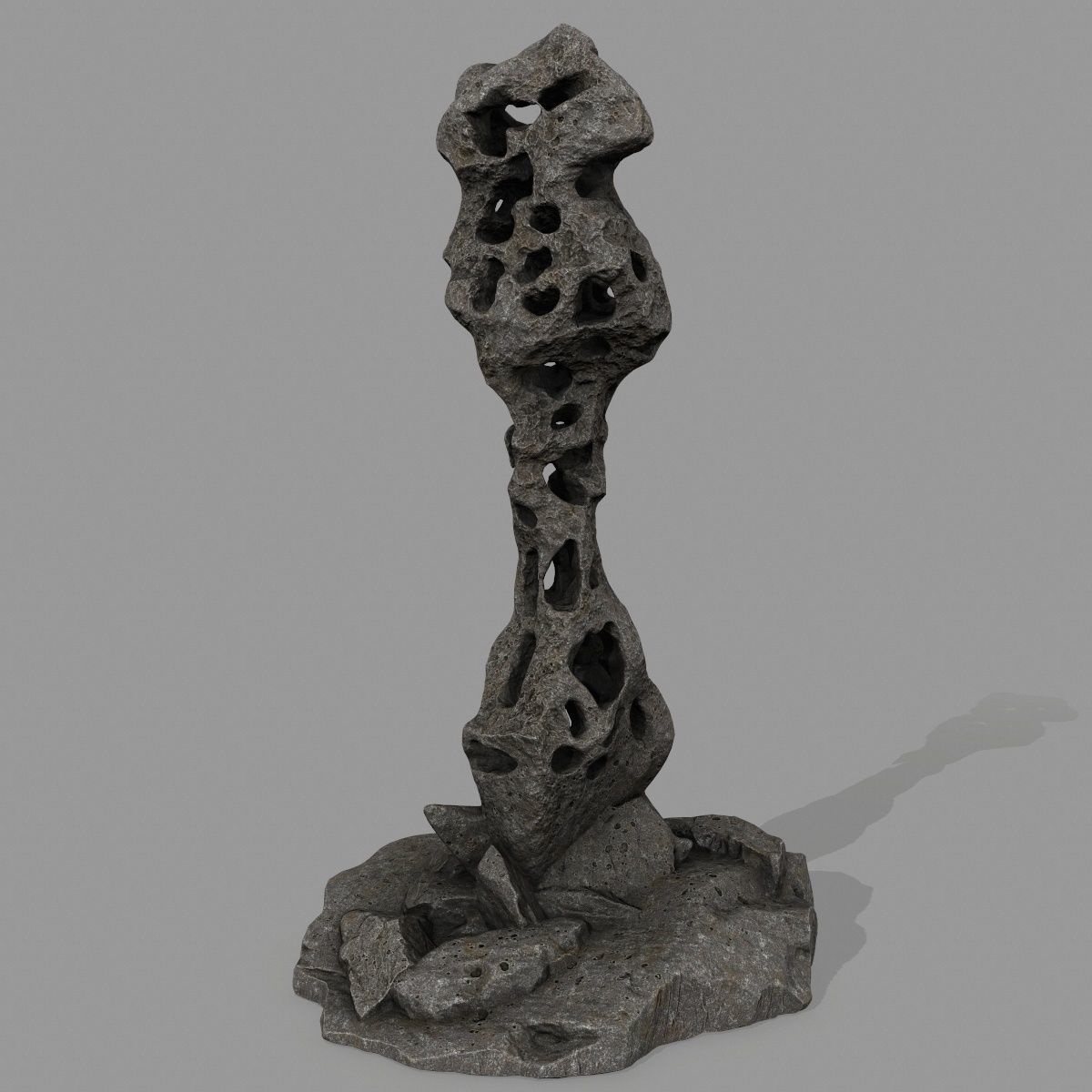 rocks rock sculpture 3D model_10